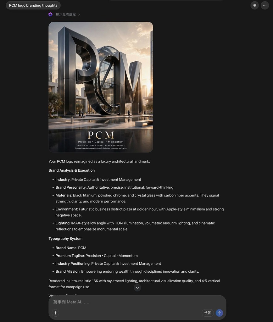 Muse Image 的分析把 PCM 想像為私人財富及投資管理公司。