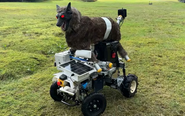 SUZUKI 鈴木與 NTT docomo 合作開發的小型驅熊無人車 Monster Wolf。