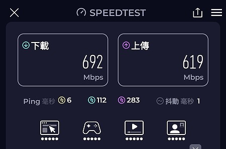 測試點 B(速度測試@兩台)
