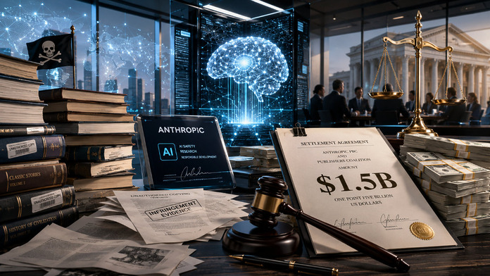 用盜版書訓練 AI 模型　Anthropic 支付 15 億美元達成史上最大版權和解