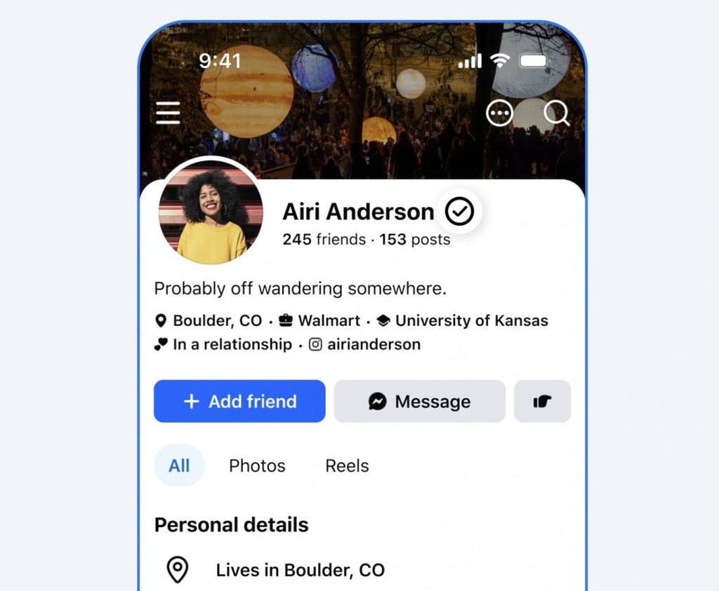 Facebook 將推出完全免費全新的「黑勾勾」驗證機制。不同於付費訂閱的「藍勾勾」(Meta Verified),「黑勾勾」專為一般個人帳號設計,用戶只需透過自拍影片進行驗證(類似 Face ID)
