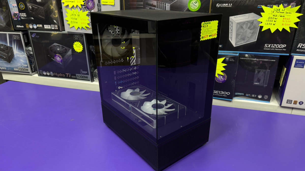 1st Player Mi2-A 雙面玻璃機箱平價登場 支援水冷入門玩家打造透明展示系統