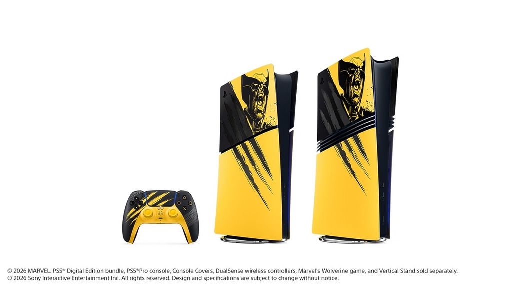 PlayStation 5 數位版 –《漫威狼人》戰鬥黃色限量版 – 同捆組:港幣 $4,730。