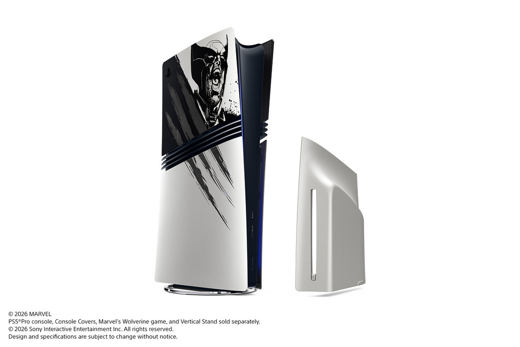 PlayStation 5 Pro 主機護蓋-《漫威狼人》亞德曼合金限量版:港幣 $563。