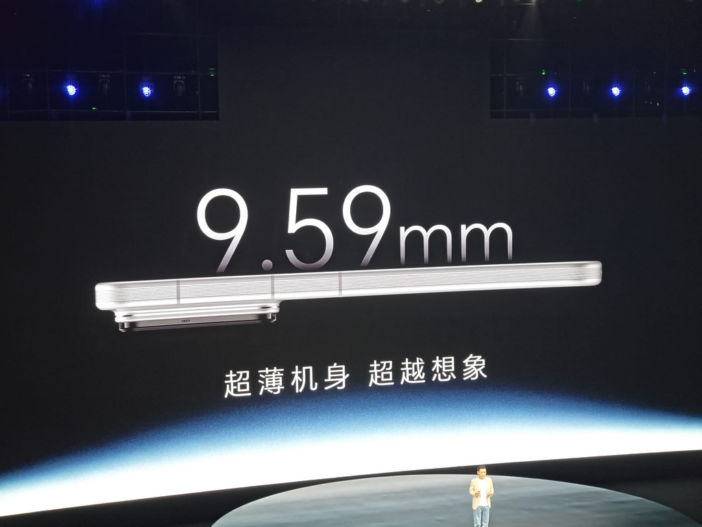 機身厚度只有 9.59mm