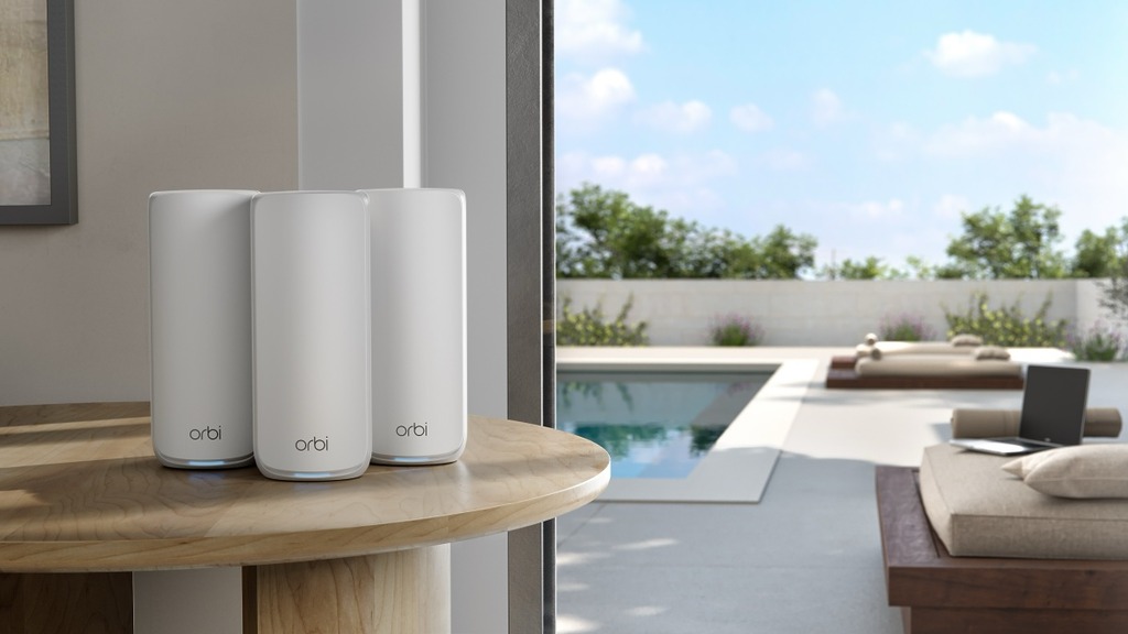 NETGEAR Orbi 870 系列 Mesh Wi-Fi 7 提供最高 10-Stream 三頻 Wi-Fi 7 高達 21Gbps 總頻寬，足以應付大量高要求網絡裝置和多房間大宅採用。