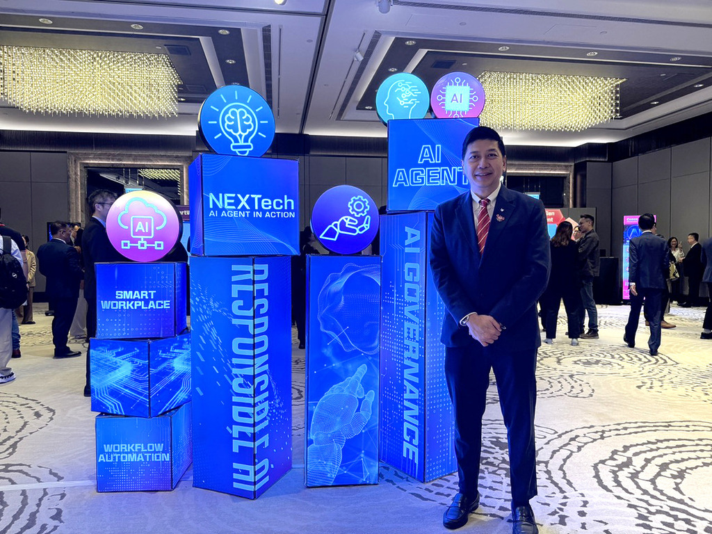 孔祥隆指出,企業使用 AI 已由部門試用升級至全公司整合,市場焦點亦轉向資訊準確性與治理合規。