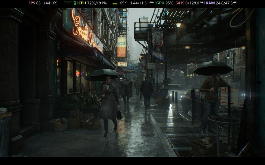《RE9》圖形品質「中」也有 60FPS 水平。