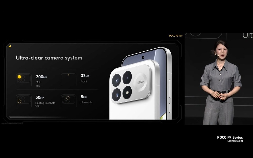 F9 Pro 雖然都有三鏡頭系統和 2 億像素主鏡頭,但超廣角就相對較弱,只有 800 萬像素。