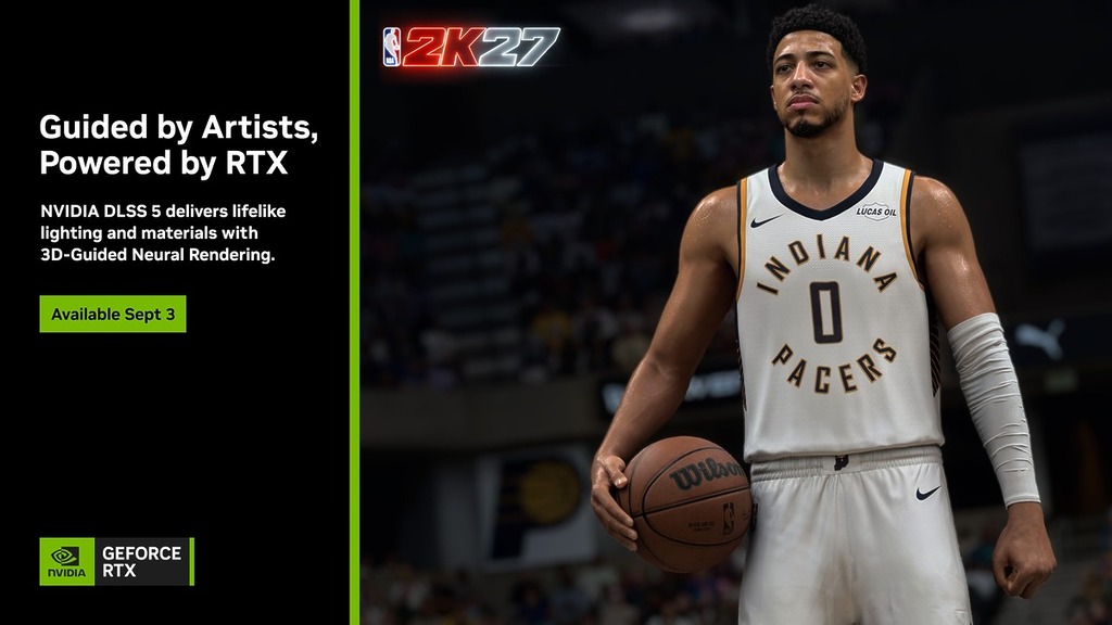 首款正式支援 DLSS 5 的遊戲為《NBA 2K27》，初期玩家反應仍相當兩極。