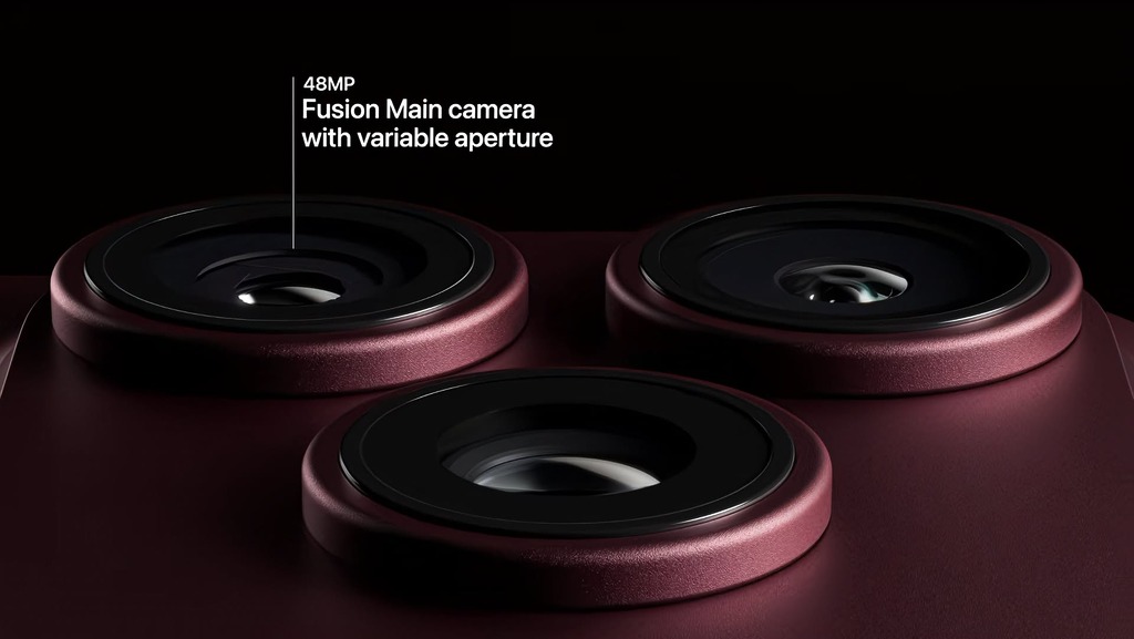 iPhone 18 Pro 系列最大的攝影改進,是 4,800 萬像素 Fusion 主鏡首次加入可變光圈。