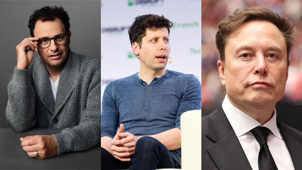 三大 AI 企業領導人:Anthropic 的 Dario Amodei、OpenAI 的 Sam Altman 和 SpaceXAI 的 Elon Musk 罕有地共同支持減慢前沿 AI 發展速度。