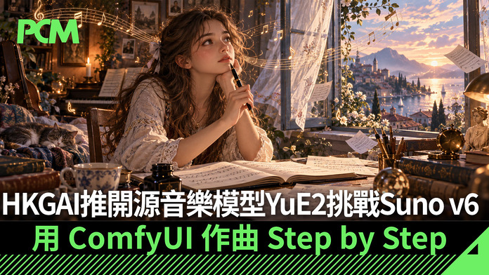 hkgai-yue2-ai-music-model-suno-v6-comfyui-guide-FB HKGAI 推出開源音樂模型 YuE2 實測指標挑戰 Suno v6 家用電腦亦可用 ComfyUI 作曲