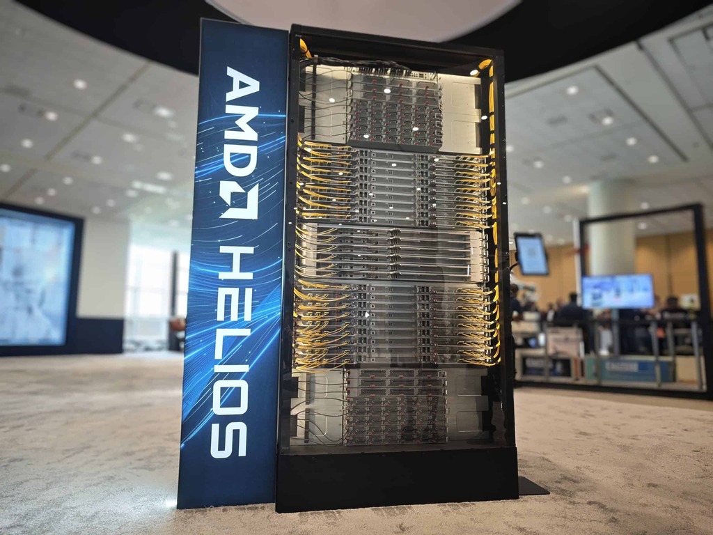 AMD Helios 是一個開放式、整合型的機架級 AI 超級運算平台。
