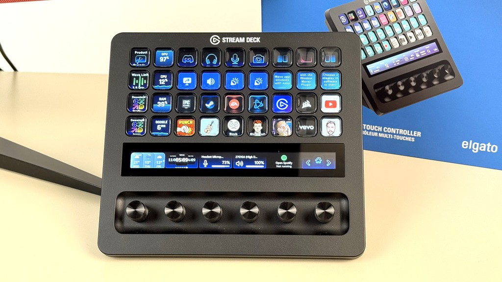 Stream Deck + XL 的優勢就是「給你吃個飽」!